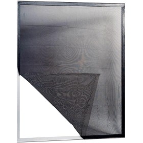 ZANZARIERA ADESIVA CON FISSAGGIO A STRAPPO IRS CM. 150x180 FINESTRA NERO ZANZARIERA ADESIVA CON FISSAGGIO A STRAPPO IRS CM. 150x180