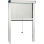 ZANZARIERA IRS IN ALLUMINIO SOTTILE VERTICALE BIANCO CM. 120x160 RIDUCIBILE