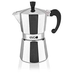 Macchina del caffè caffettiera moka eva in alluminio 230G 2 Tazze Macchina del caffè caffettiera moka eva in alluminio 230G 2 Tazze