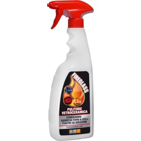 FAREN FIREGLASS DETERGENTE SPRAY PER VETROCERAMICA E TERMOCAMINI ML. 750 FAREN FIREGLASS DETERGENTE SPRAY PER VETROCERAMICA E