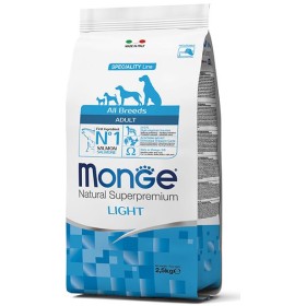 MONGE MANGIME PER CANI CROCCHETTE ALL BREEDS ADULT LIGHT CON SALMONE E RISO KG. 12 MONGE MANGIME PER CANI CROCCHETTE ALL BREEDS ADULT LIGHT CON