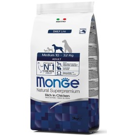 MONGE MANGIME PER CANI CROCCHETTE MEDIUM ADULT CON CON POLLO KG. 3 MONGE MANGIME PER CANI CROCCHETTE MEDIUM ADULT CON CON POLLO