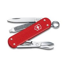 VICTORINOX MULTIUSO CLASSIC MM. 58 GUANCE ALOX STEEL ROSSO LIMITED EDITION 2018 VICTORINOX MULTIUSO CLASSIC MM. 58 GUANCE ALOX STEEL ROSSO