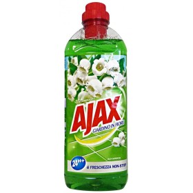 AIAX DETERGENTE LIQUIDO PAVIMENTI GIARDINO 1 LT.PRIMAVERA AIAX DETERGENTE LIQUIDO PAVIMENTI GIARDINO IN FIORE LT. 1