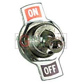 Interruttore stop universale on-off con fissaggio a ghiera per motosega Interruttore stop universale on-off con fissaggio a ghiera per