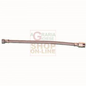 FLESSIBILE IN ACCIAIO INOX ATTACCO MASCHIO 1/2 FEMMINA 3/8 CM. 25 FLESSIBILE IN ACCIAIO INOX ATTACCO MASCHIO 1/2 FEMMINA 3/8 CM. 25