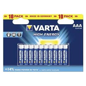 VARTA BATTERIA LONGLIFE POWER BATTERIE MINI STILO PZ. 10 VARTA BATTERIA LONGLIFE POWER BATTERIE MINI STILO PZ. 10