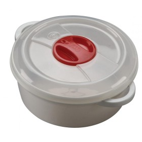 MAZZEI CONTENITORE IN PLASTICA PER MICROONDE CON VALVOLA LT. 1 MAZZEI CONTENITORE IN PLASTICA PER MICROONDE CON VALVOLA LT. 1