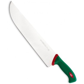 SANELLI PREMANA COLTELLO PER AFFETTARE CON MANICO VERDE E ROSSO CM. 36 SANELLI PREMANA COLTELLO PER AFFETTARE CON MANICO VERDE E ROSSO