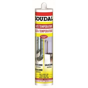SOUDAL CARTUCCIA SILICONE ALTA TEMPERATURA ROSSO ML.310 SOUDAL CARTUCCIA SILICONE ALTA TEMPERATURA ROSSO ML.310