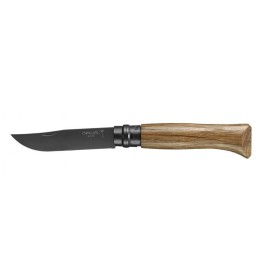OPINEL INOX N. 8 CON MANICO MIX ROVERE E LAMA BRUNITA OPINEL INOX N. 8 CON MANICO MIX ROVERE E LAMA BRUNITA