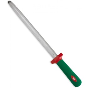 SANELLI PREMANA ACCIAINO OVALE CON MANICO VERDE E ROSSO CM. 30 SANELLI PREMANA ACCIAINO OVALE CON MANICO VERDE E ROSSO CM. 30