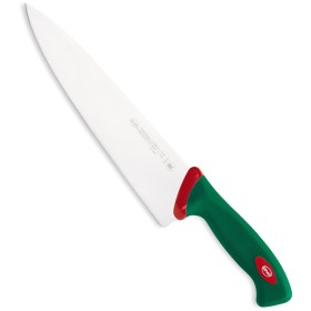 SANELLI PREMANA COLTELLO DA CUCINA CON MANICO VERDE E ROSSO CM. 24 SANELLI PREMANA COLTELLO DA CUCINA CON MANICO VERDE E ROSSO CM. 24
