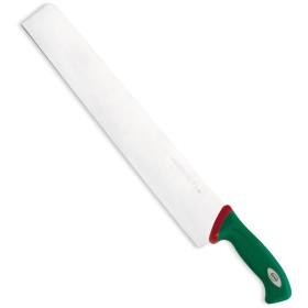 SANELLI PREMANA COLTELLO SALUMIERE PER SALATI CON MANICO VERDE E ROSSO CM. 41 SANELLI PREMANA COLTELLO SALUMIERE PER SALATI CON MANICO VERDE