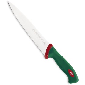 SANELLI PREMANA COLTELLO PER SCANNARE SCANNARE MANICO VERDE E ROSSO CM. 22 SANELLI PREMANA COLTELLO PER SCANNARE SCANNARE MANICO VERDE E