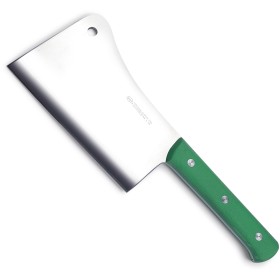 SANELLI PREMANA MANNAIA FALCETTA SALUMIERE INOX MANICO VERDE KG. 1,4 CM. 22 SANELLI PREMANA FALCETTA SALUMIERE INOX PL. CM. 22