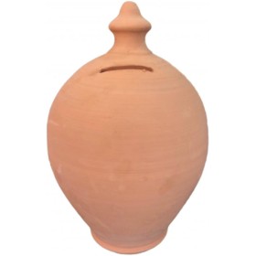 SALVADANAIO IN TERRACOTTA MEDIO CM. 22h. SALVADANAIO IN TERRACOTTA MEDIO CM. 22h.