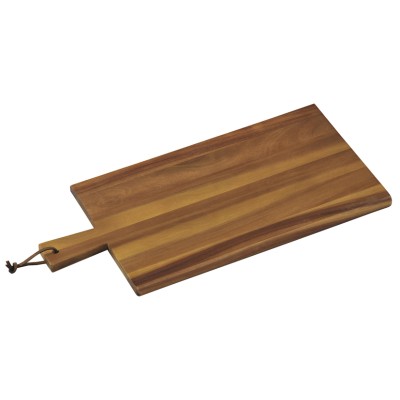 Tagliere in legno acacia per cucina Kesper con manico cm. 45x22