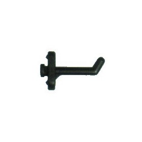 GANCIO PLASTICA PER PANNELLI FORATI FIG.7 MM. 20 PZ. 100 GANCIO PLASTICA PER PANNELLI FORATI FIG.7 MM. 20 PZ. 100