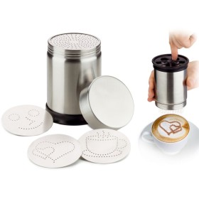 FOREVER SPARGICACAO DECORA CAPPUCCINO IN ACCIAIO INOX FOREVER SPARGICACAO DECORA CAPPUCCINO IN ACCIAIO INOX