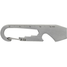 Nite Ize DoohicKey Utensile portachiavi in acciaio inox durevole CM. 6,5x1,7x0,2 Nite Ize DoohicKey Utensile portachiavi in acciaio inox