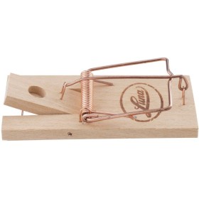 TRAPPOLA PER TOPI CON BASE IN LEGNO PZ. 1 TRAPPOLA PER TOPI CON BASE IN LEGNO PZ. 1