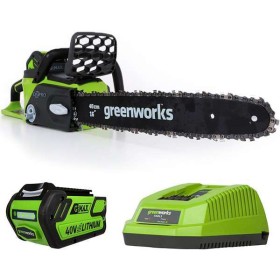 GREENWORKS MOTOSEGA A BATTERIA GD40CS40K4 40V 4AH LI-ION CM. 40 GREENWORKS MOTOSEGA A BATTERIA GD40CS40K4 40V 4AH LI-ION CM. 40