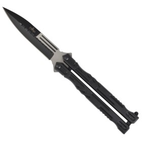 CROSSNAR COLTELLO BUTTERFLY MANICO IN ALLUMINIO LAMA INOX ART. A11500 CROSSNAR COLTELLO BUTTERFLY MANICO IN ALLUMINIO LAMA INOX ART.
