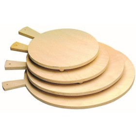 PANETTA TAGLIERE IN LEGNO PER POLENTA IN BETULLA CON PIEDINI DIAM. CM. 35x1,2 PANETTA TAGLIERE IN LEGNO PER POLENTA IN BETULLA CON PIEDINI