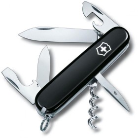 VICTORINOX SPARTAN COLTELLINO MULTIUSO SVIZZERO NERO 1.3603.3 VICTORINOX SPARTAN COLTELLINO MULTIUSO SVIZZERO NERO 1.3603.3