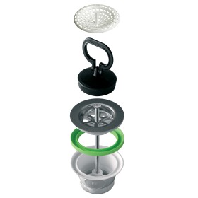 MAGNUM PILETTA PER LAVELLO INOX 1 - 1/2 DIAMETRO 70 MAGNUM PILETTA PER LAVELLO INOX 1 - 1/2 DIAMETRO 70