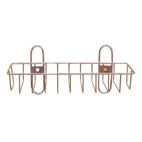 MENSOLA GRIGLIATA PER VASCA IN ACCIAIO CROMATA cm 30x15h. MENSOLA GRIGLIATA PER VASCA IN ACCIAIO CROMATA cm 30x15h.