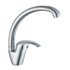 MISCELATORE SERIE EURO MONOCOMANDO LAVELLO CANNA ALTA IN OTTONE CROMATO MISCELATORE SERIE EURO MONOCOMANDO LAVELLO CANNA ALTA IN OTTONE