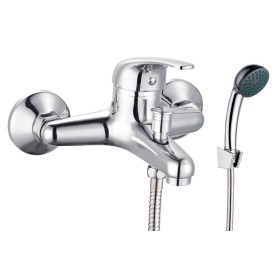 MISCELATORE SERIE LUNA GRUPPO VASCA MONOCOMANDO IN OTTONE CROMATO MISCELATORE SERIE LUNA GRUPPO VASCA MONOCOMANDO IN OTTONE