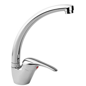 MISCELATORE SERIE LUNA MONOCOMANDO LAVELLO CANNA ALTA IN OTTONE CROMATO MISCELATORE SERIE LUNA MONOCOMANDO LAVELLO CANNA ALTA IN OTTONE