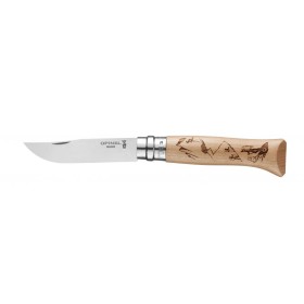 OPINEL COLTELLO INOX N. 8 MANICO GRAVURE RANDO OPINEL COLTELLO INOX N. 8 MANICO GRAVURE RANDO