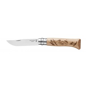 OPINEL COLTELLO INOX N. 8 MANICO GRAVURE SKI OPINEL COLTELLO INOX N. 8 MANICO GRAVURE SKI