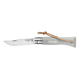 OPINEL COLTELLO N. 6 INOX CON MANICO NUAGE CON LACCETTO OPINEL COLTELLO N. 6 INOX CON MANICO NUAGE CON LACCETTO
