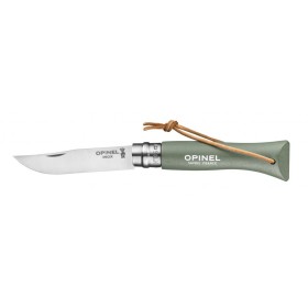OPINEL COLTELLO N. 6 INOX CON MANICO SAUGE CON LACCETTO OPINEL COLTELLO N. 6 INOX CON MANICO SAUGE CON LACCETTO