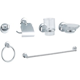 SERIE BAGNO IN METALLO CROMATO PZ. 6 SERIE BAGNO IN METALLO CROMATO PZ. 6