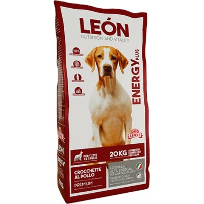 LEON DOG ENERGY PLUS MANGIME PER CANI CROCCHETTE KG. 20