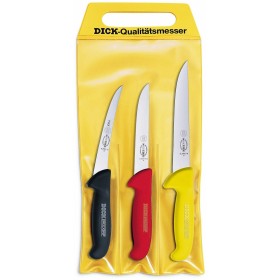 DICK SET COLTELLI DA MACELLAIO PER DISOSSO 3 PEZZI PROFESSIONALE MADE IN GERMANY COD. 82551000 DICK SET COLTELLI DA MACELLAIO PER DISOSSO 3 PEZZI