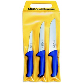 DICK SET COLTELLI DA MACELLAIO 3 PEZZI MADE IN GERMANY PROFESSIONALI 8255900 DICK SET COLTELLI DA MACELLAIO 3 PEZZI MADE IN GERMANY