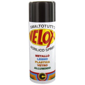 VELOX SPRAY ACRILICO NITRO NERO LUCIDO N. 124 ML. 400 VELOX SPRAY ACRILICO NITRO NERO LUCIDO N. 124 ML. 400