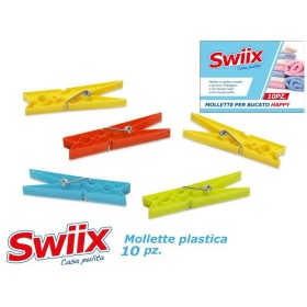 MAX MOLLETTE PER BUCATO IN PLASTICA HAPPY PZ. 10 MAX MOLLETTE PER BUCATO IN PLASTICA HAPPY PZ. 10