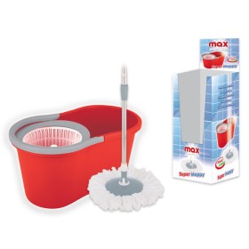 MAX SUPERMOPPY SENZA PEDALE SECCHIO CON CENTRIFUGA COMPLETO MAX SUPERMOPPY SENZA PEDALE SECCHIO CON CENTRIFUGA COMPLETO
