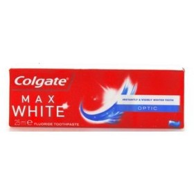 COLGATE MAX WHITE OPTIC DA VIAGGIO ML. 25 COLGATE MAX WHITE OPTIC DA VIAGGIO ML. 25