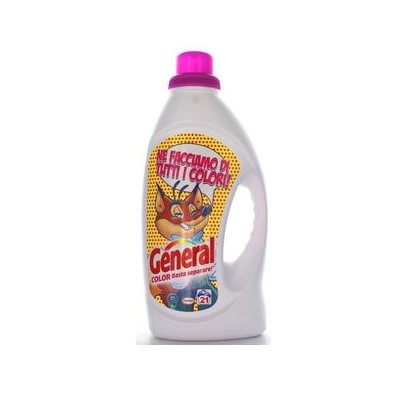 GENERAL DETERSIVO BUCATO LAVATRICE LIQUIDO TOTAL COLOR 19
