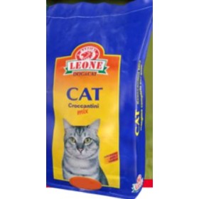 LEON CAT MANGIME PER GATTO CROCCANTINI MIX KG. 20 LEON CAT MANGIME PER GATTO CROCCANTINI MIX KG. 20
