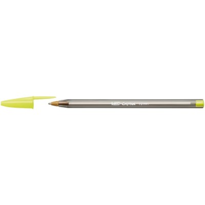 BIC Cristal penna punta fine in metallo colore giallo